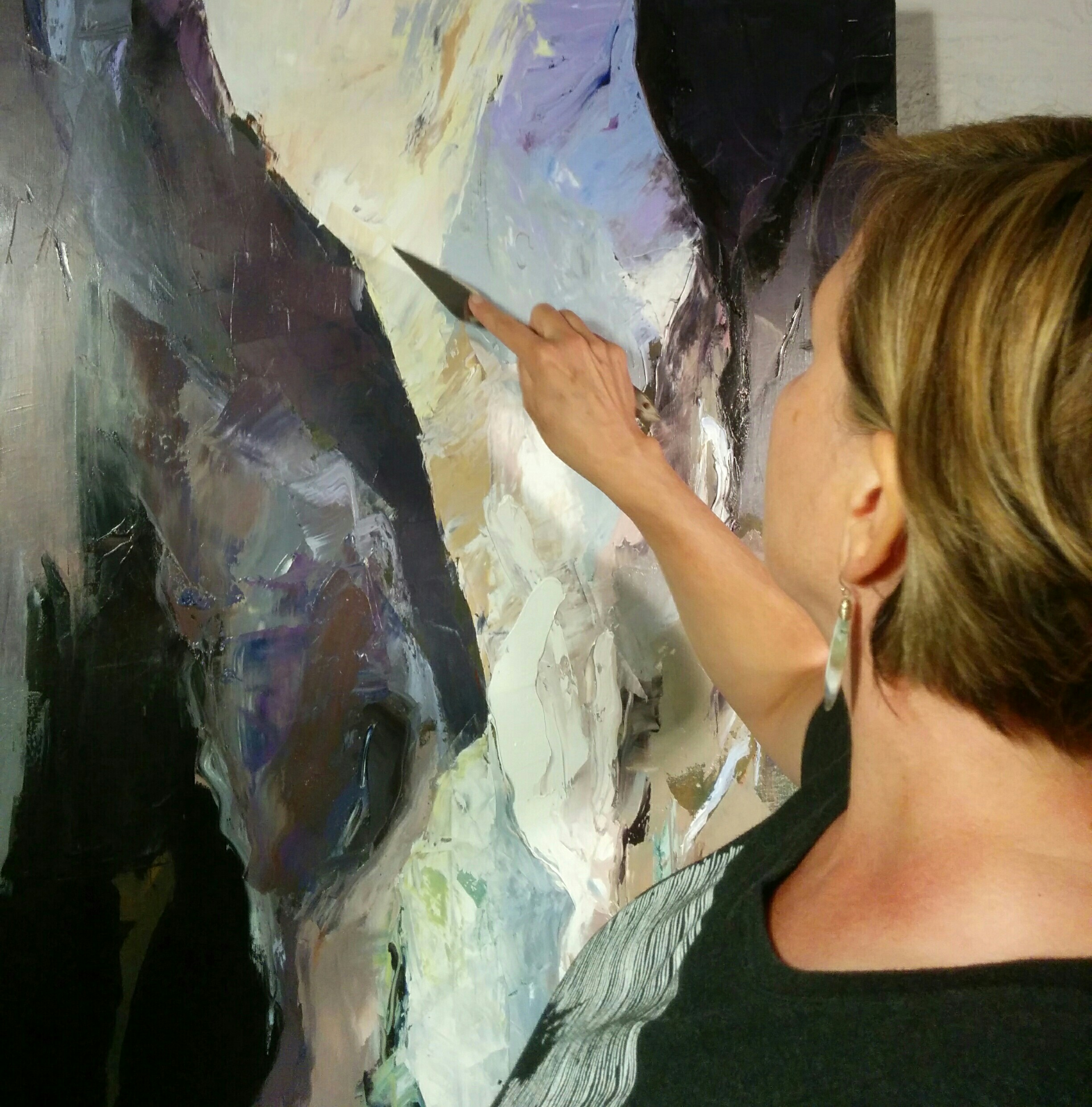 Working on Crevasse , 2017
