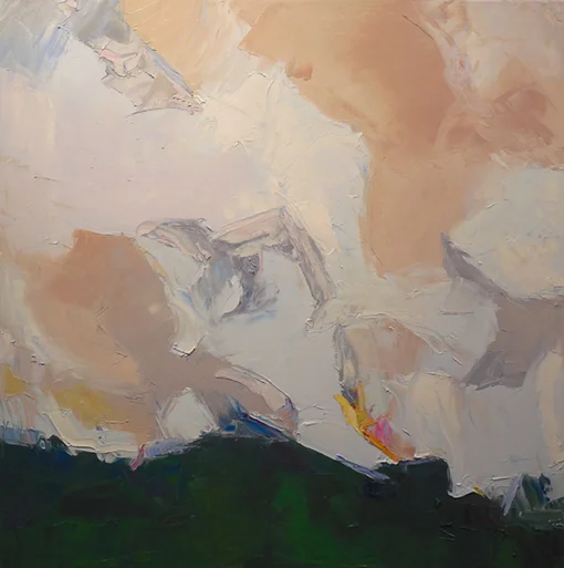 Lit , 2017 Oil on canvas, 36 x 36" Available
