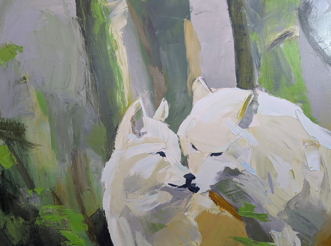 Wolves and Landscape - SAM Gallery