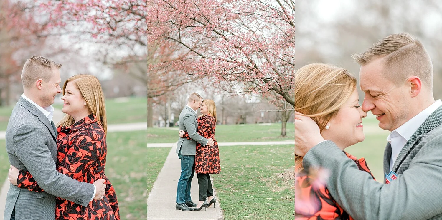 AJ + Sarah | Goodale Park Engagement Columbus, OH