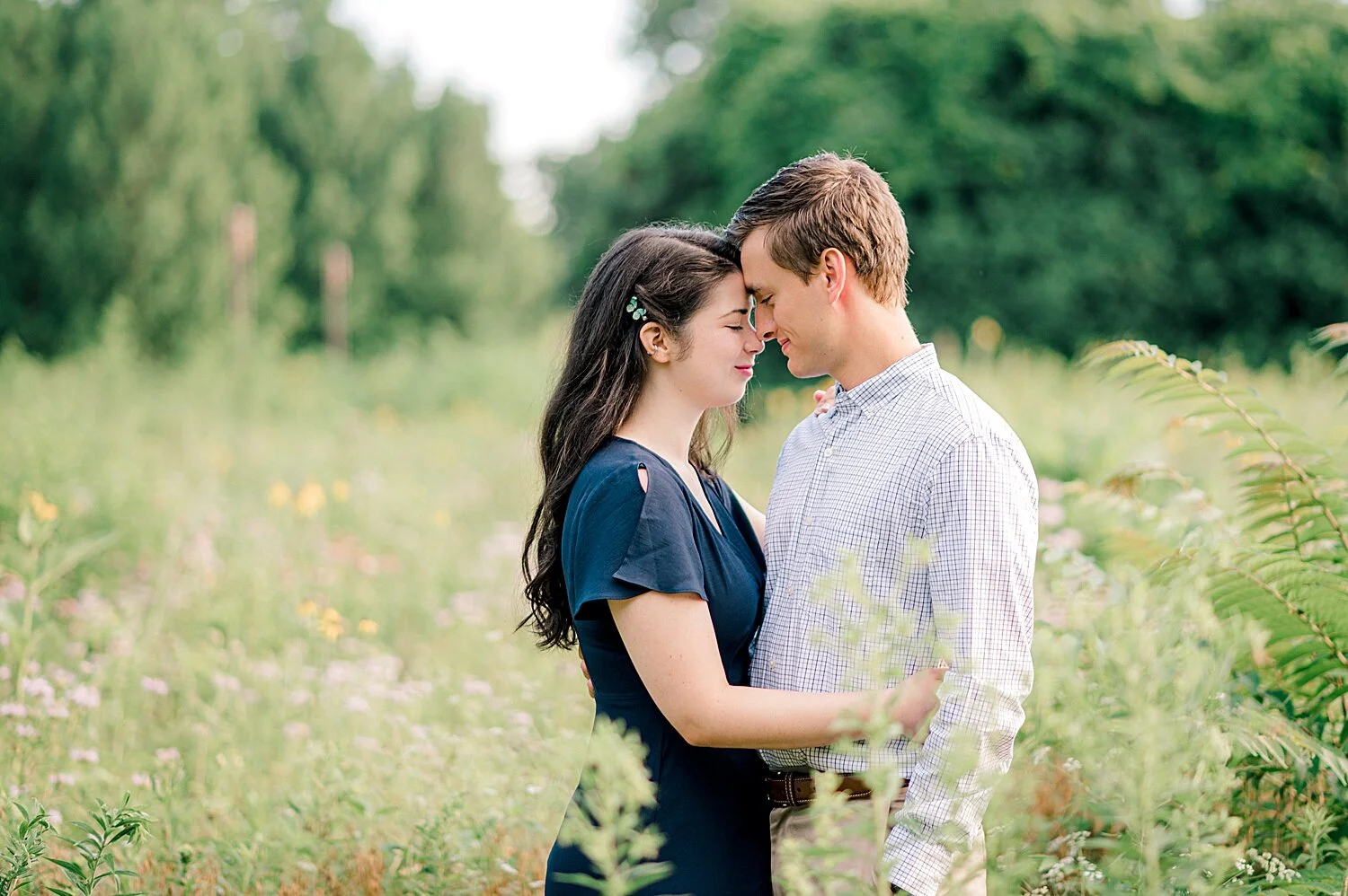 Jess + Dan | Garden Engagement at Wegerzyn Metropark Dayton, OH
