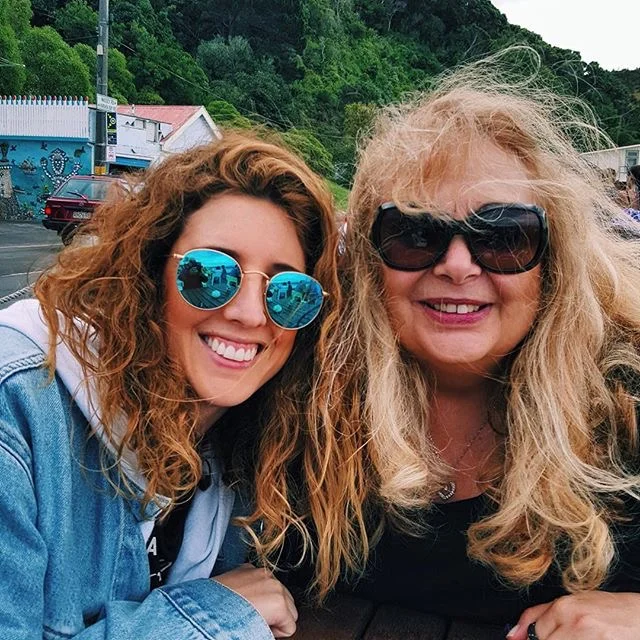 With my aunt