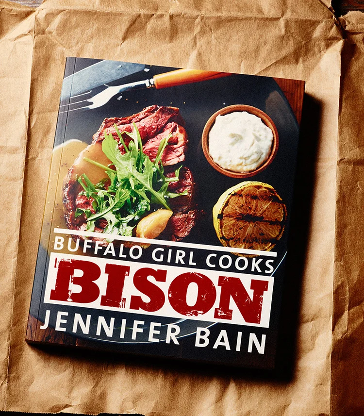 Buffalo Girl Cooks Bison