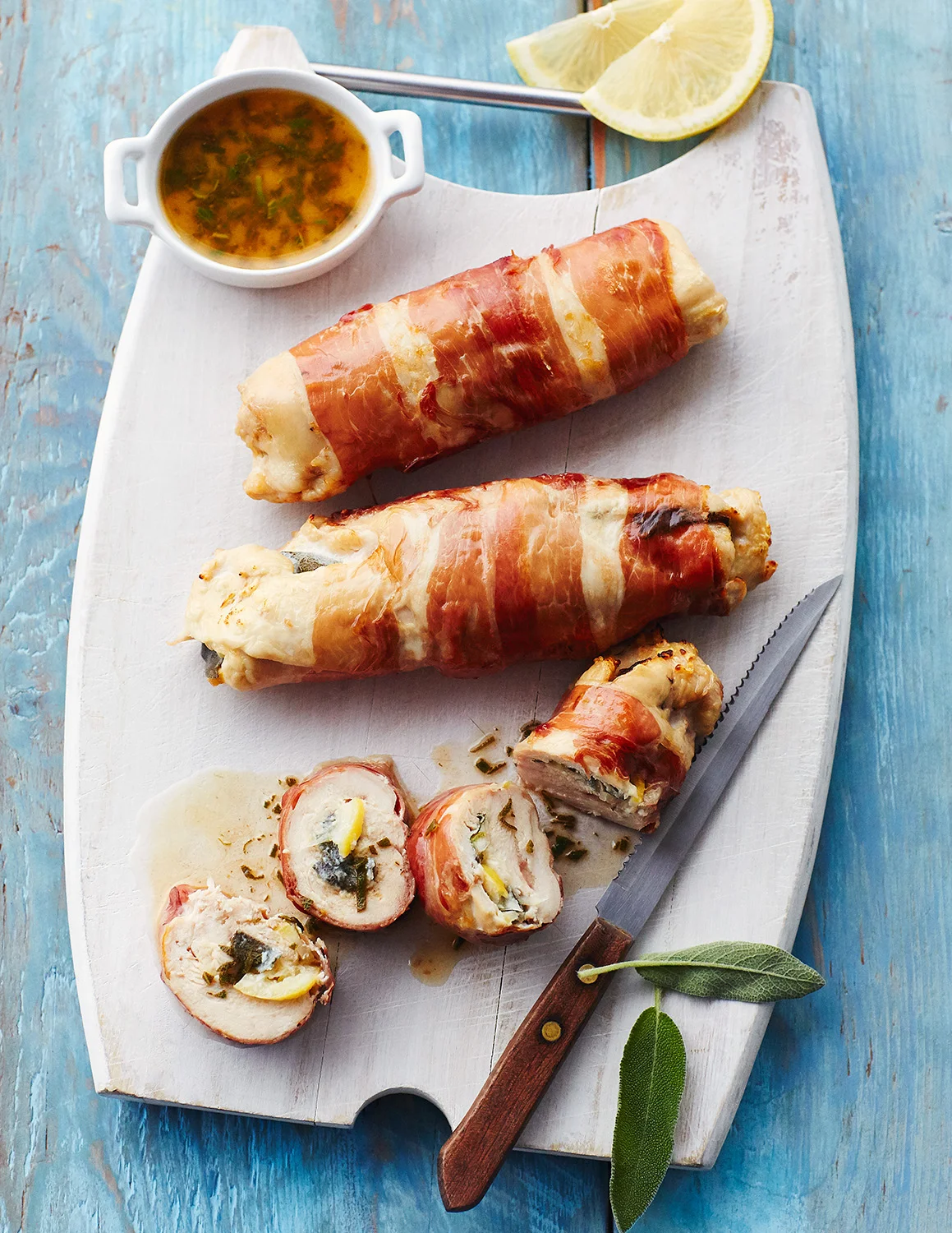 Prosciutto Lemon Wrapped Chicken