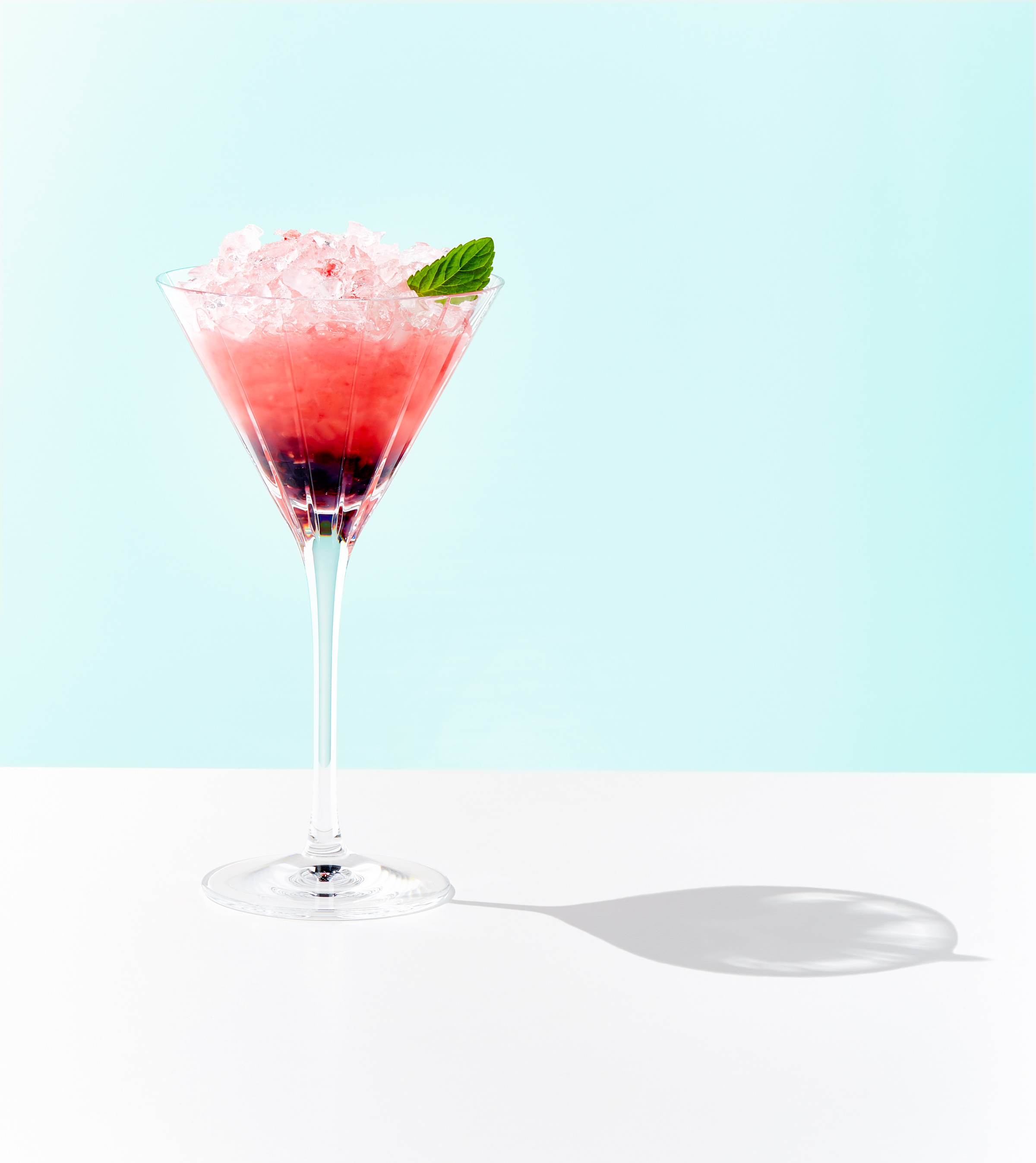 This was shot for a cocktails story for Elle Magazine. Full focus, hard light, defined shadows and punchy colours.