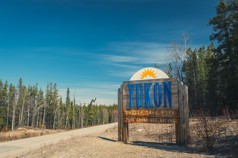 Crossing into the Yukon. Canon 5DMKIII 29mm - 1/125 @ f5.6, ISO 100