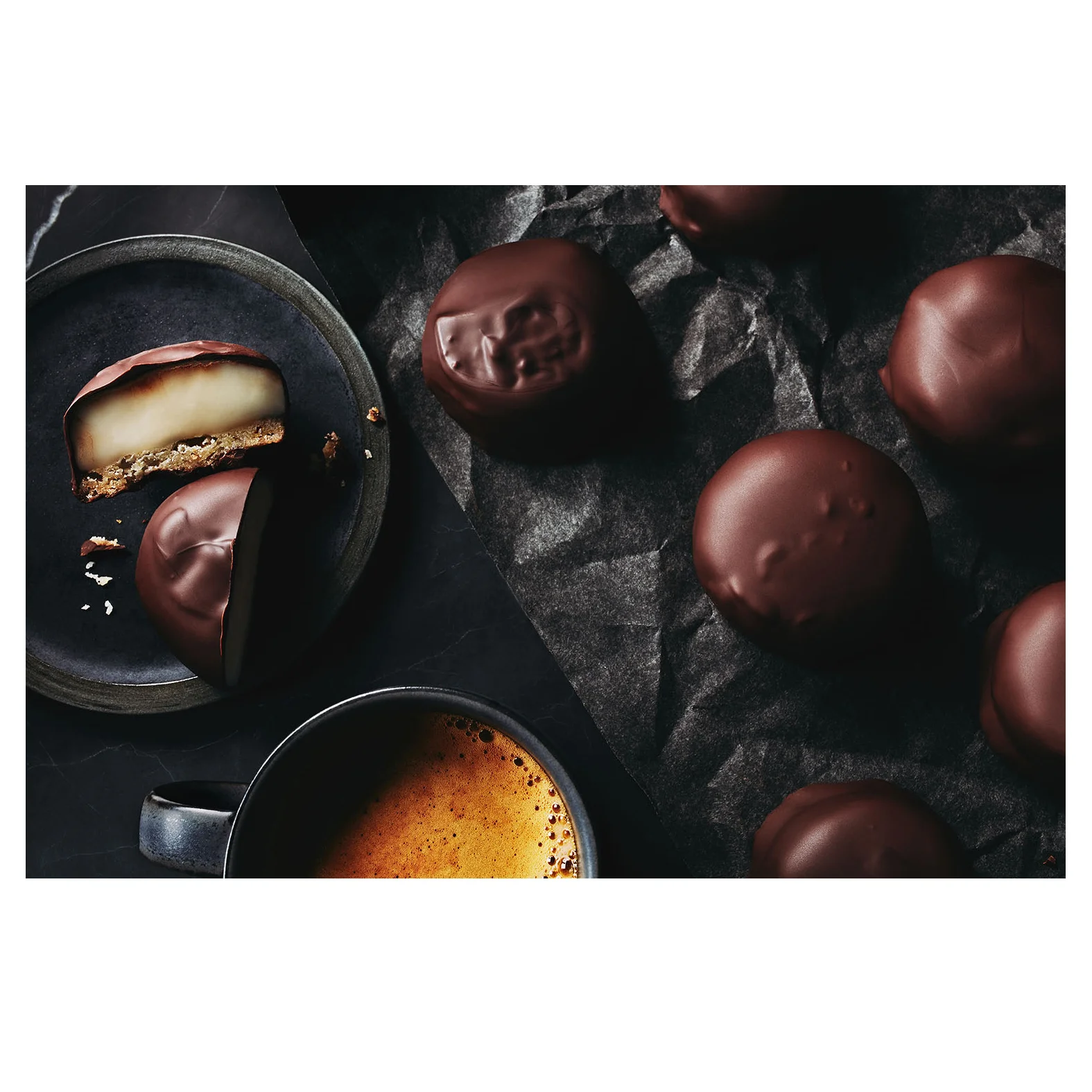 Dark Chocolate Patty with Peppermint Extract
