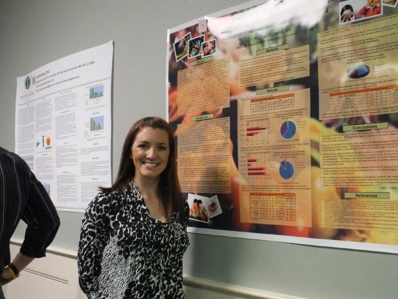 Interns presenting at Spring Workshop
