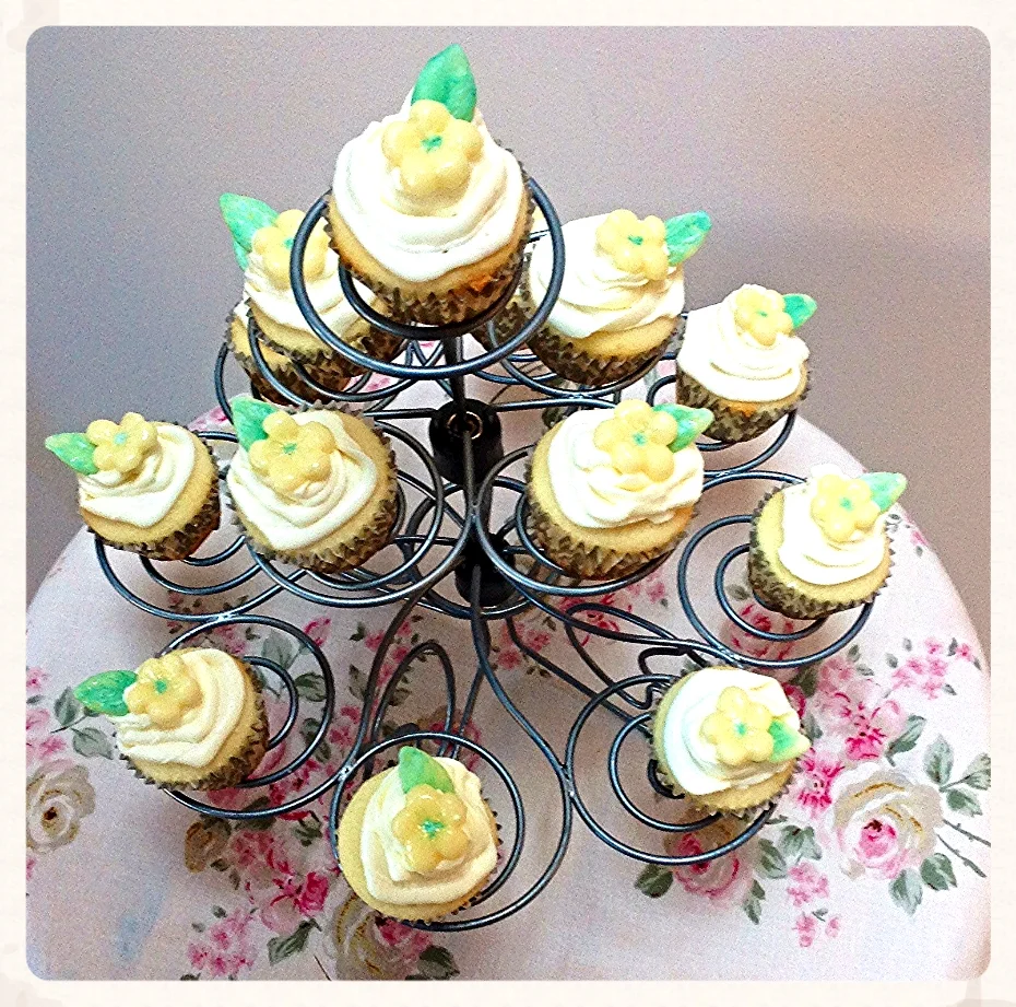 Apple Blossom Mini Cupcakes