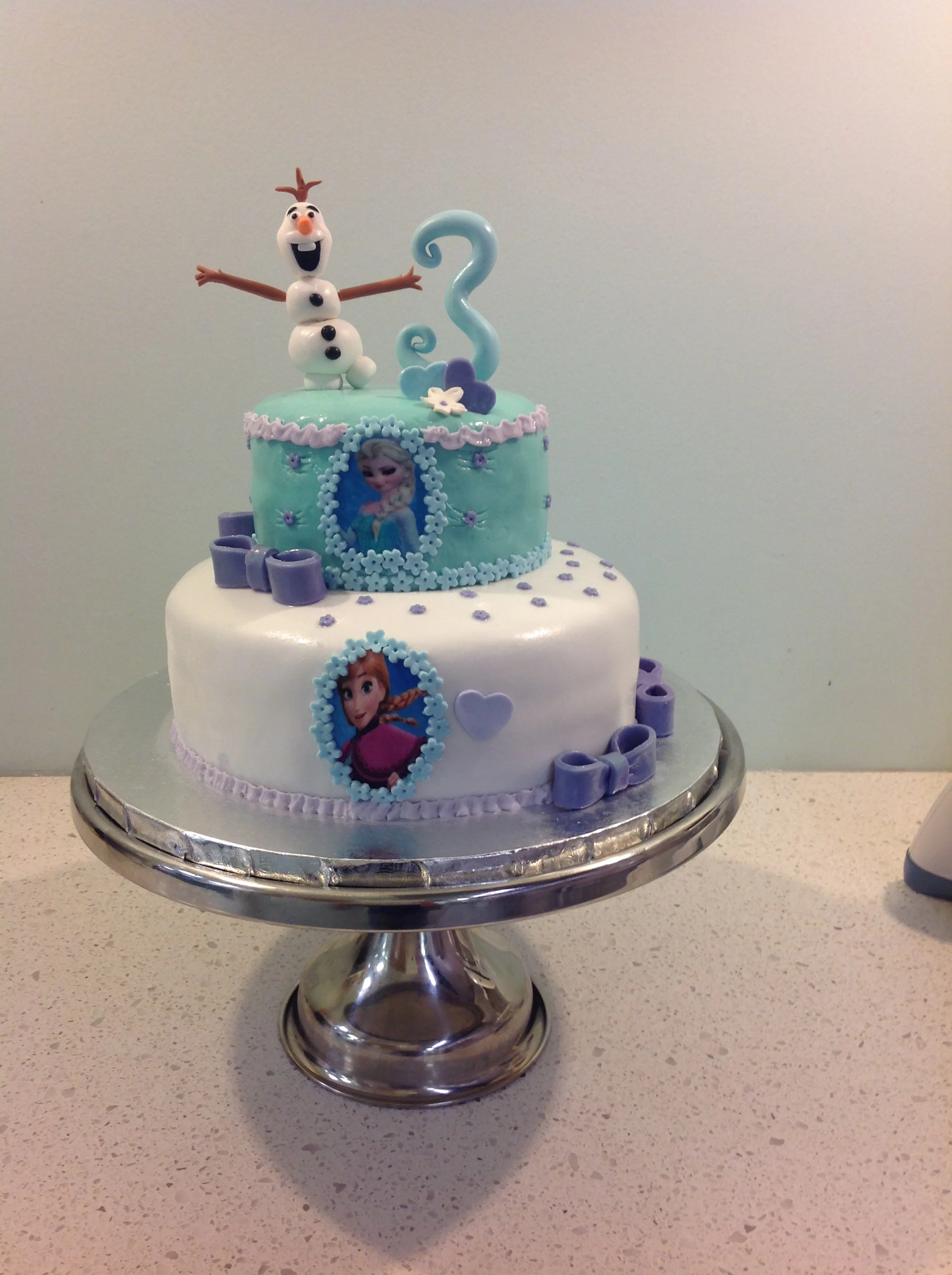Frozen Birthday Celebration Cake