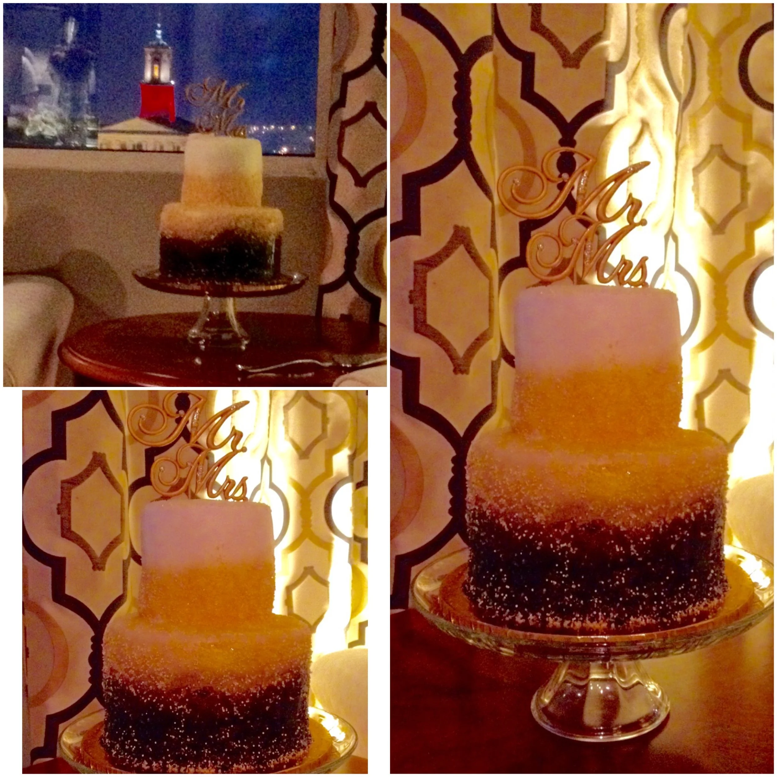 New Year 2017 Wedding Cake