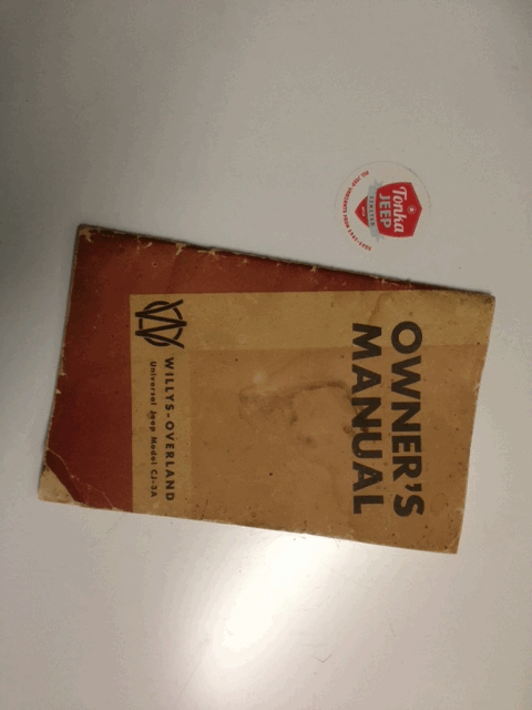Owners Manual CJ3A