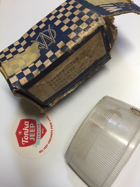 Lense Tail Light/Licence Plate 640879