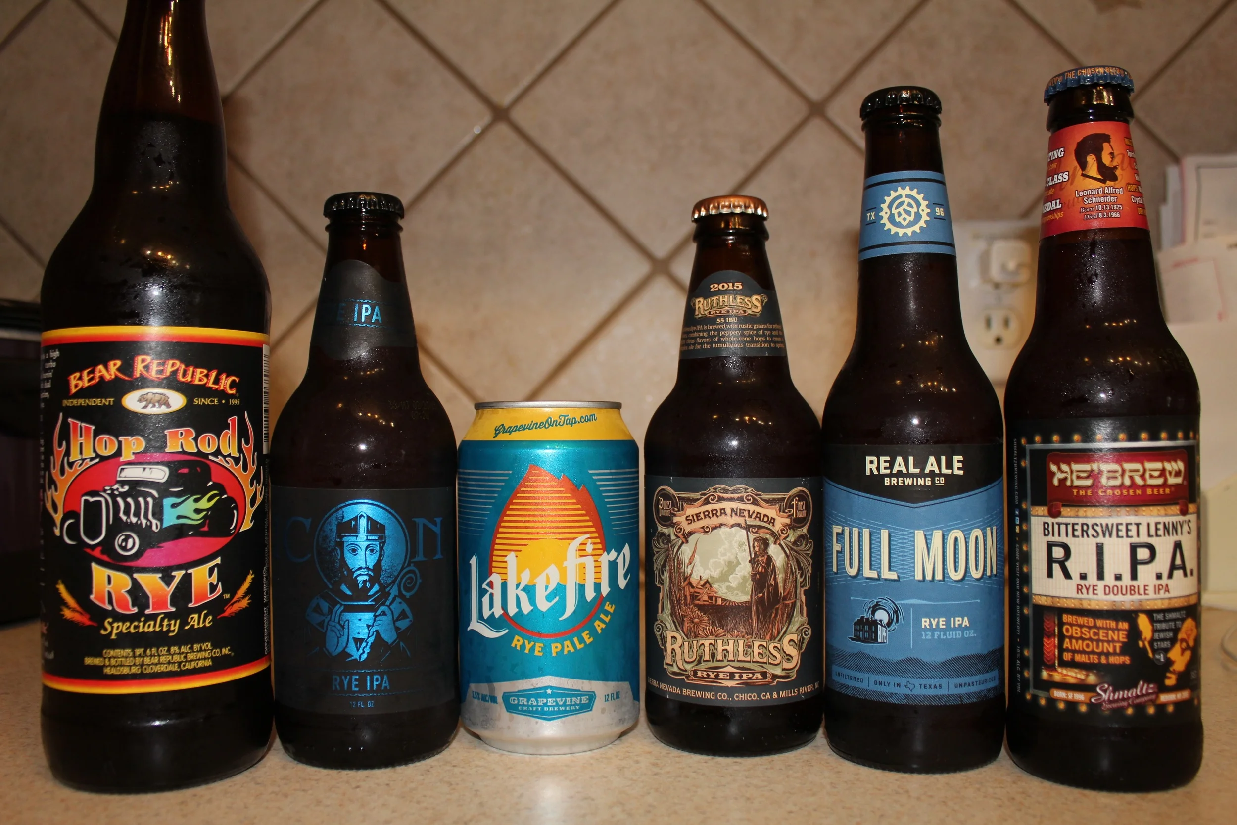 Catcher in the Rye: A Blind Test of Beer