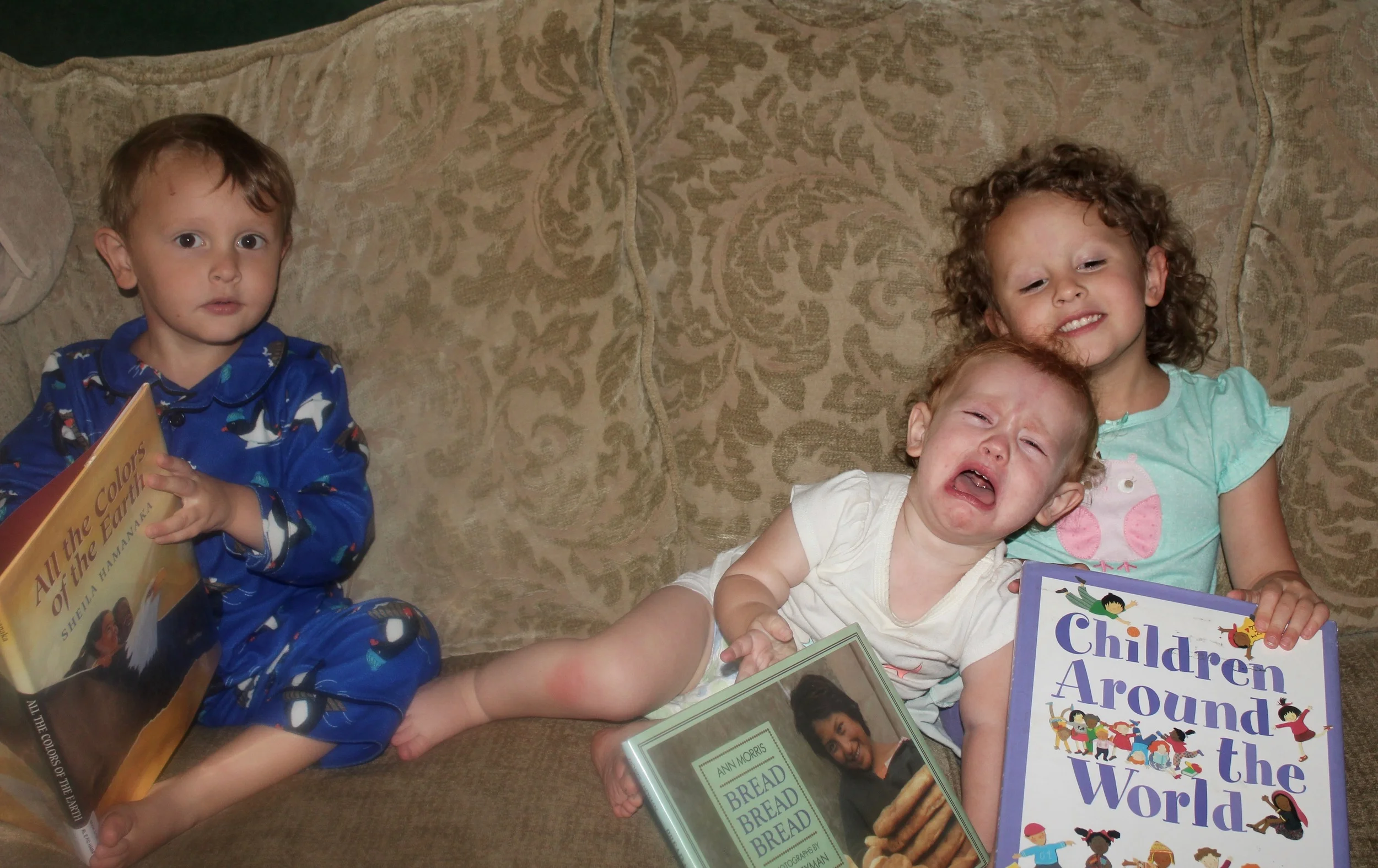 Olivia was thrilled at her book selection. I mean thrilled. Look at that face!