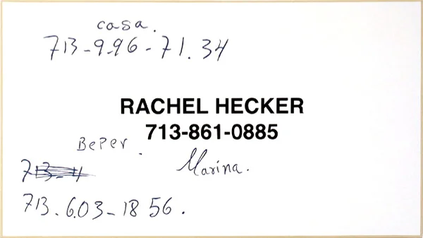 Rachel Hecker