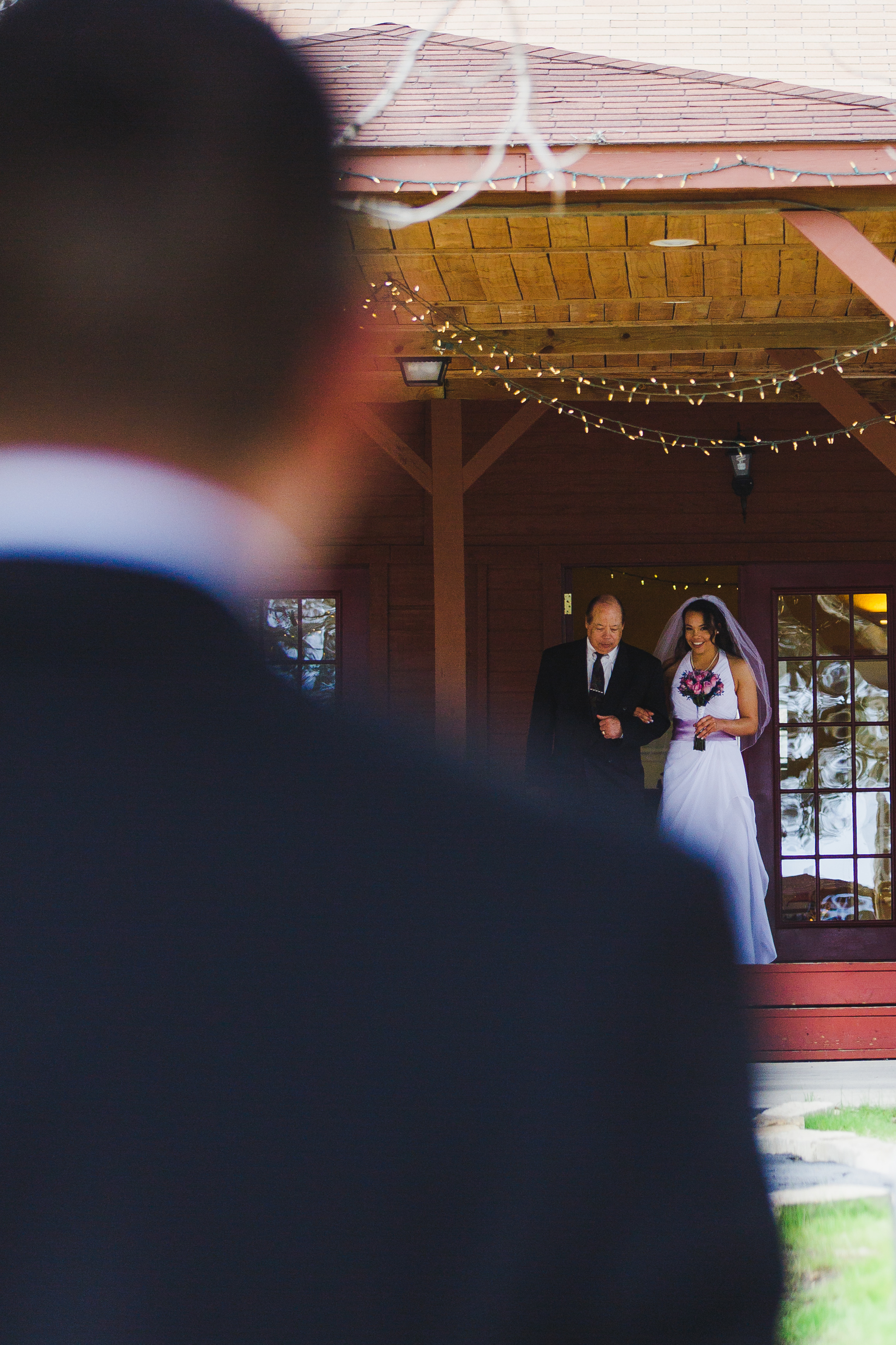 father and bride