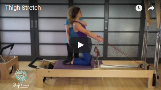 Pilates Reformer - Thigh Stretch