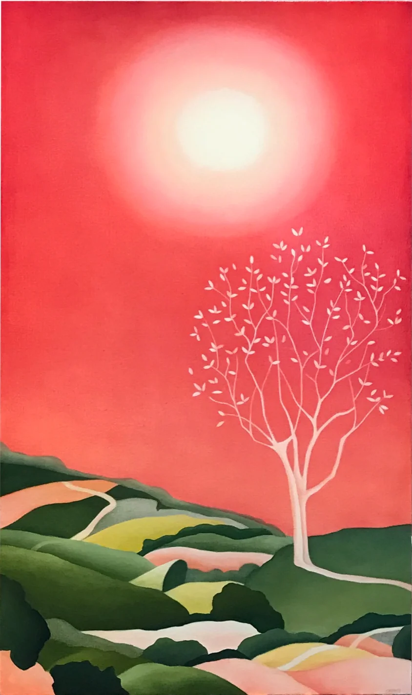 Rhythmic Light | Oil on Canvas | 48 x 27in. | 2017 | Sold