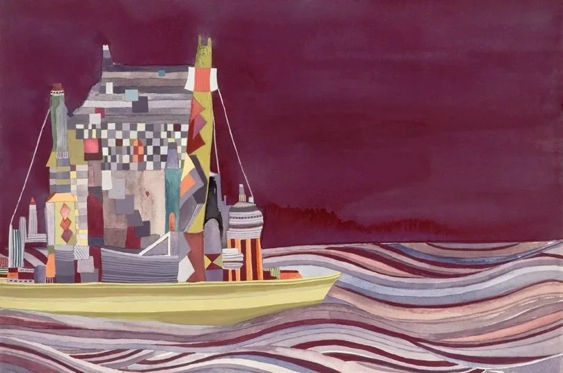 Journeyman, 2010. 15" x 22". Watercolor and gouache on paper.