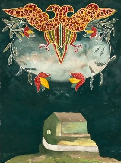 The Arrival, 2011. 30" x 22". Watercolor and gouache on paper.