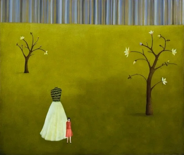 The Field, 2007. 50" x 42". Oil on canvas.