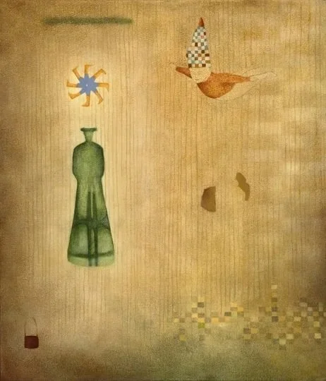The Floating World, 2007. 50" x 38". Oil on canvas.