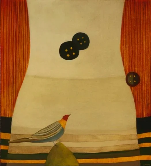 Bird, 2008. 24" x 22". Oil on canvas.