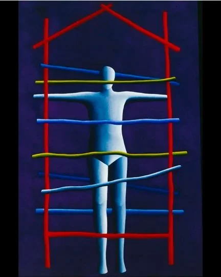 Untitled. 84" x 66". Oil on canvas.