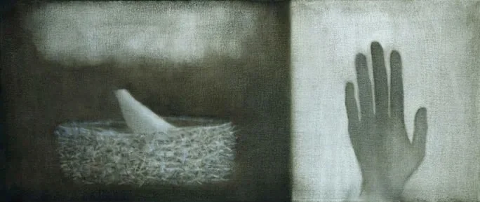 Untitled. 12" x 26". Oil on canvas.