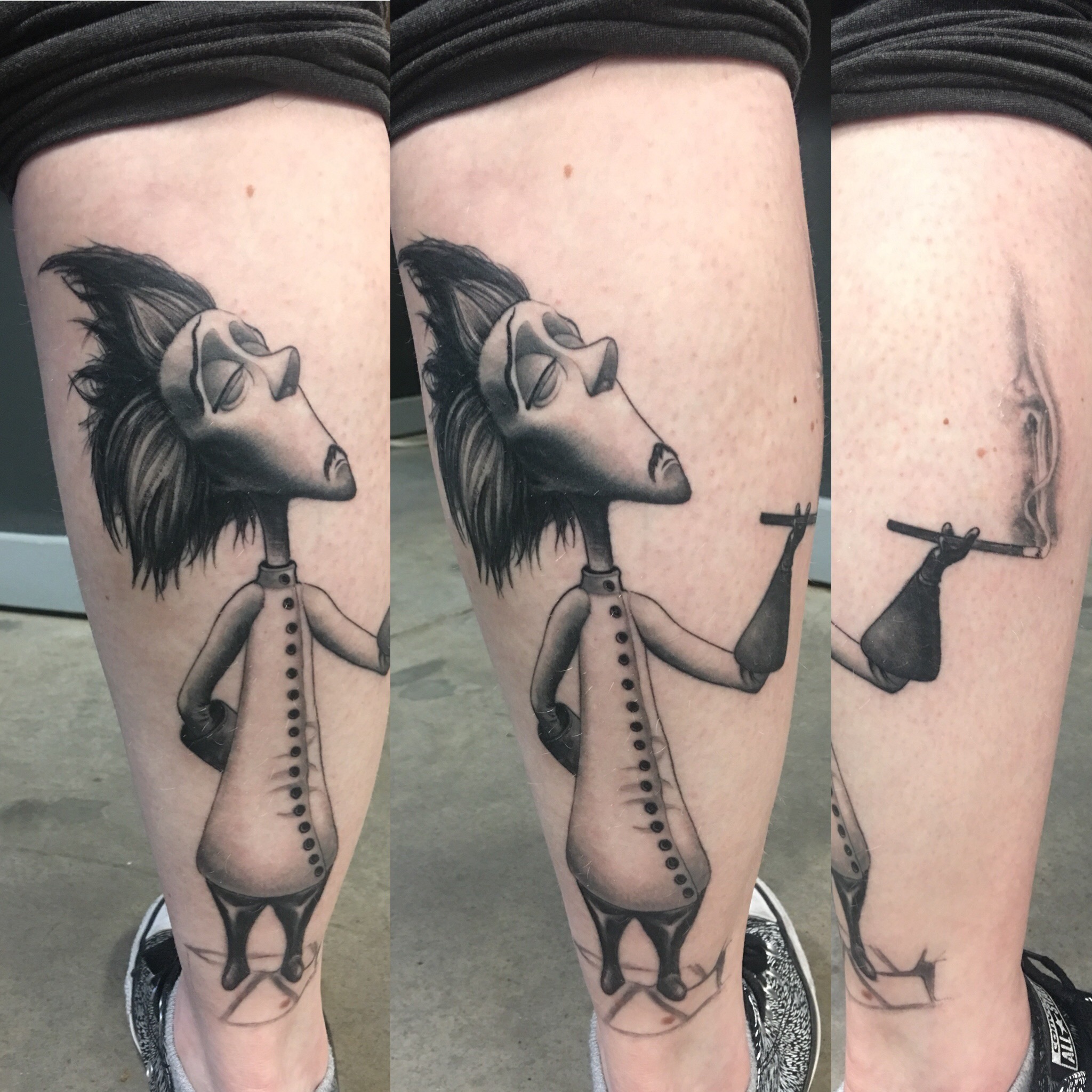 Tim Burton tattoo