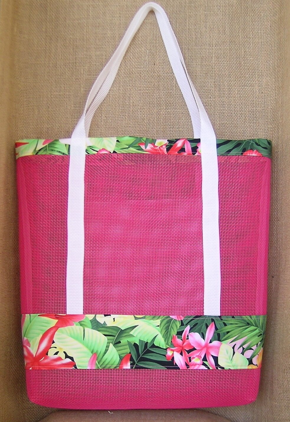 Flamingo Tote Bag, Let's Flamingle — debbiewendell.com