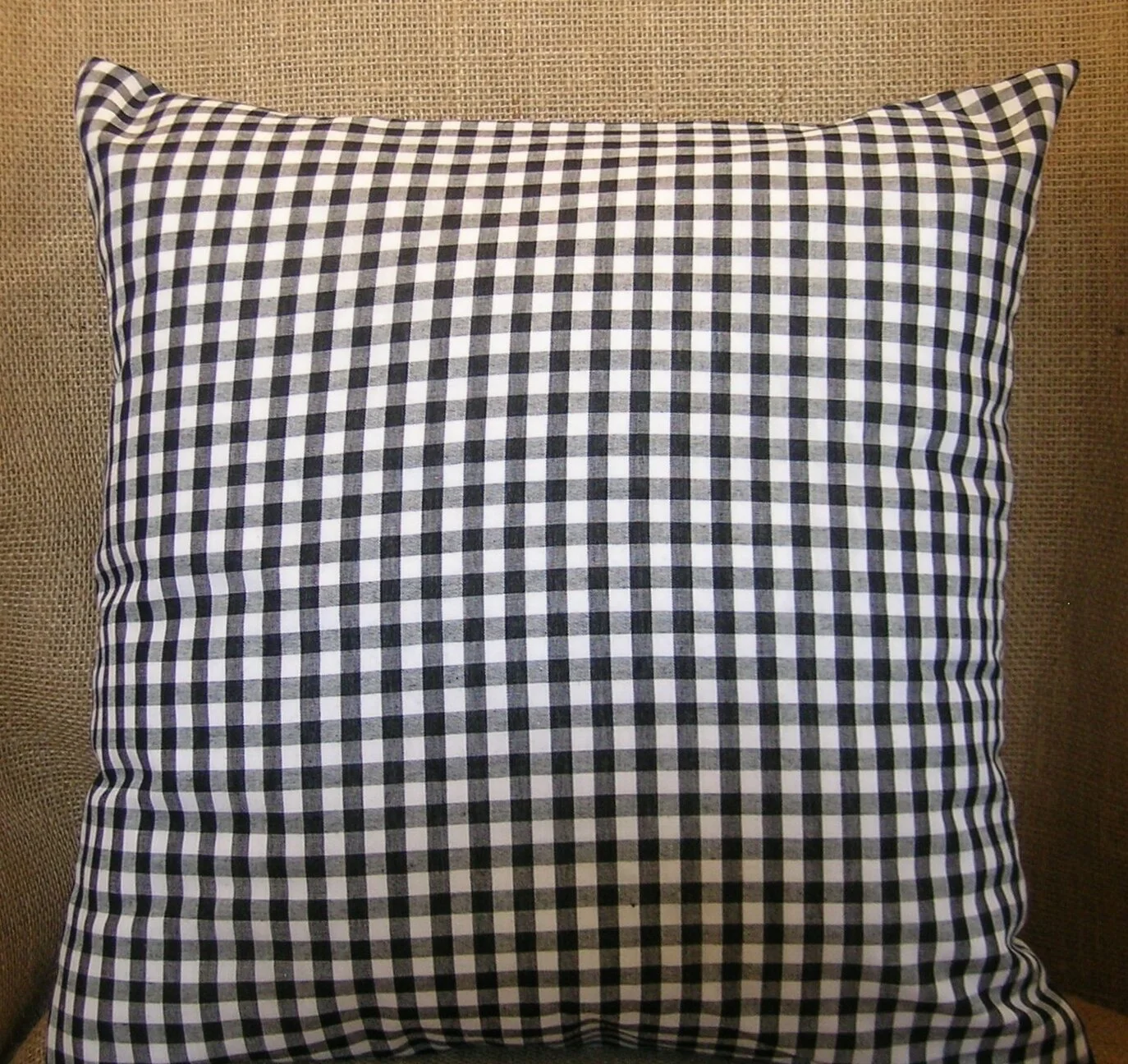 gingham pillow covers