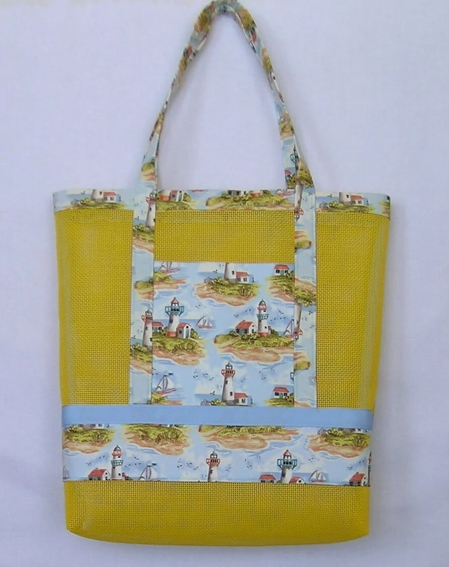 mesh tote bag pattern