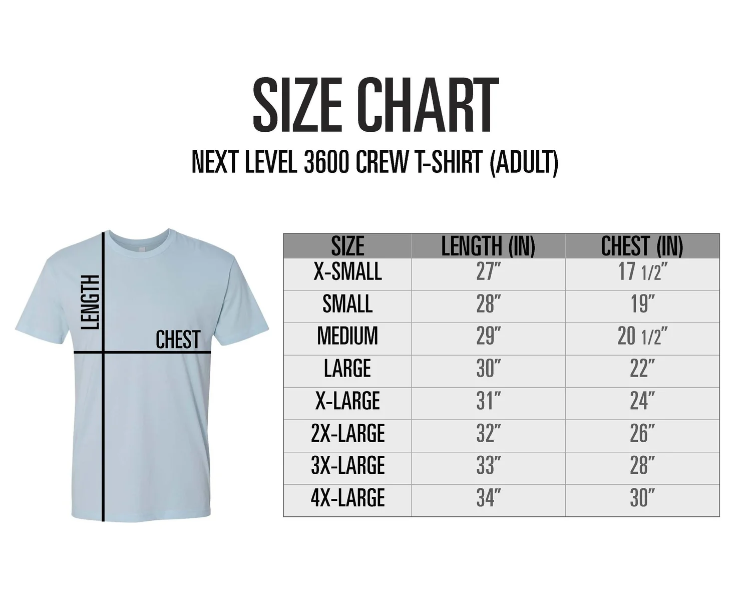 Chest Us Standard T Shirt Size Chart Christmas Baking Queen T-shirt —