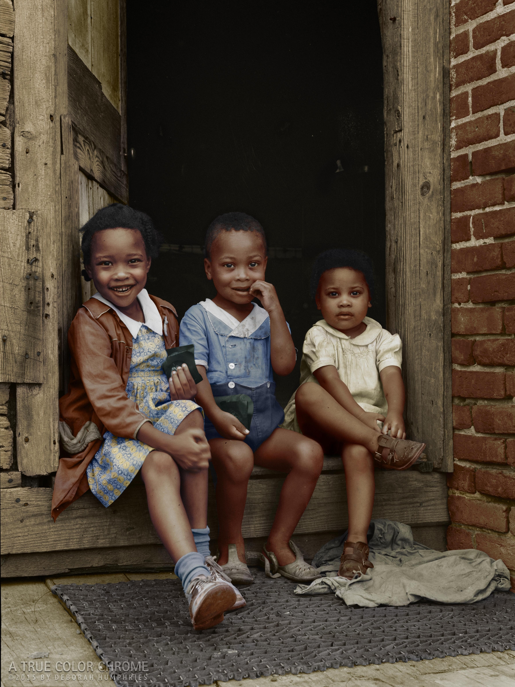3 African American Children, 1941
