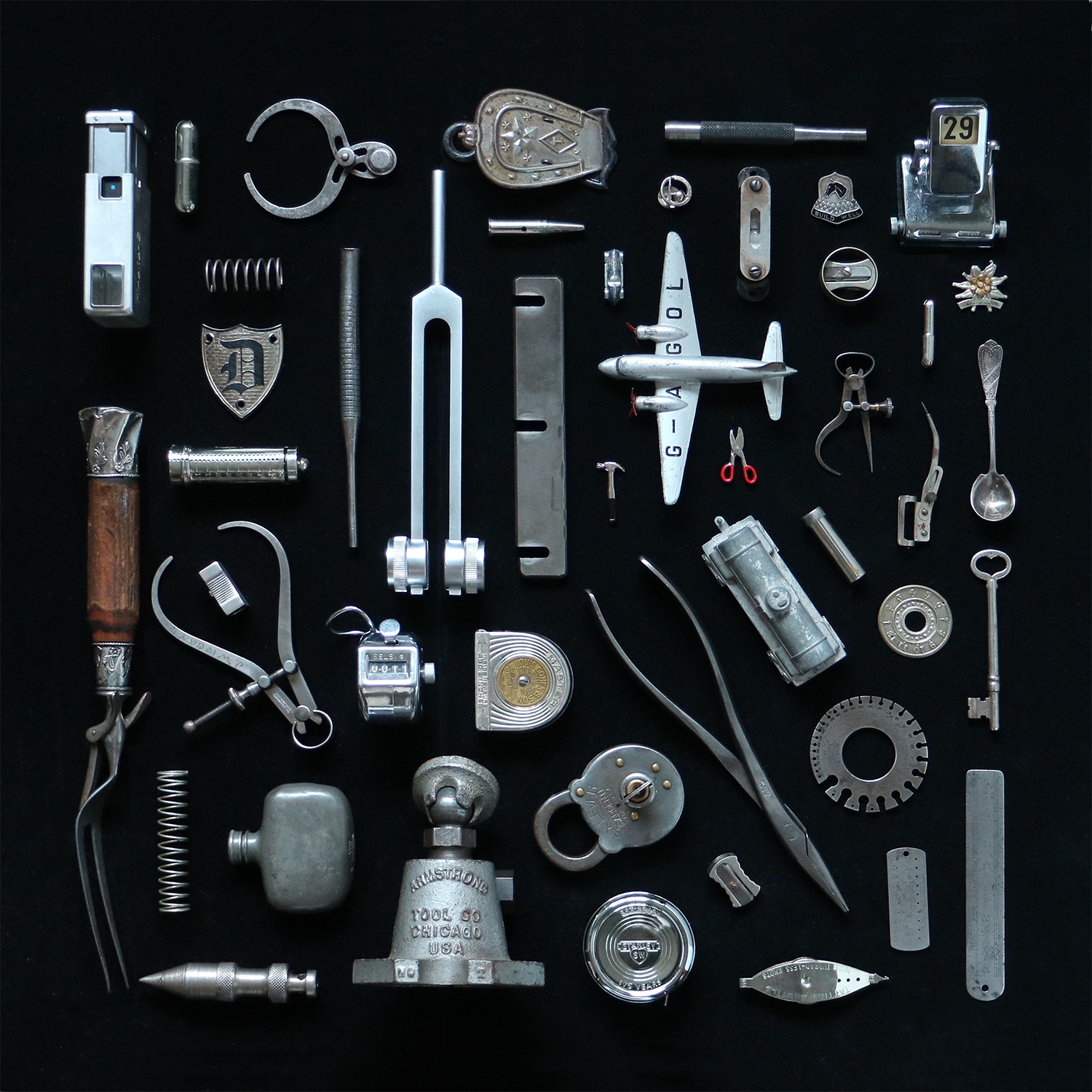 Shiny Objects on black