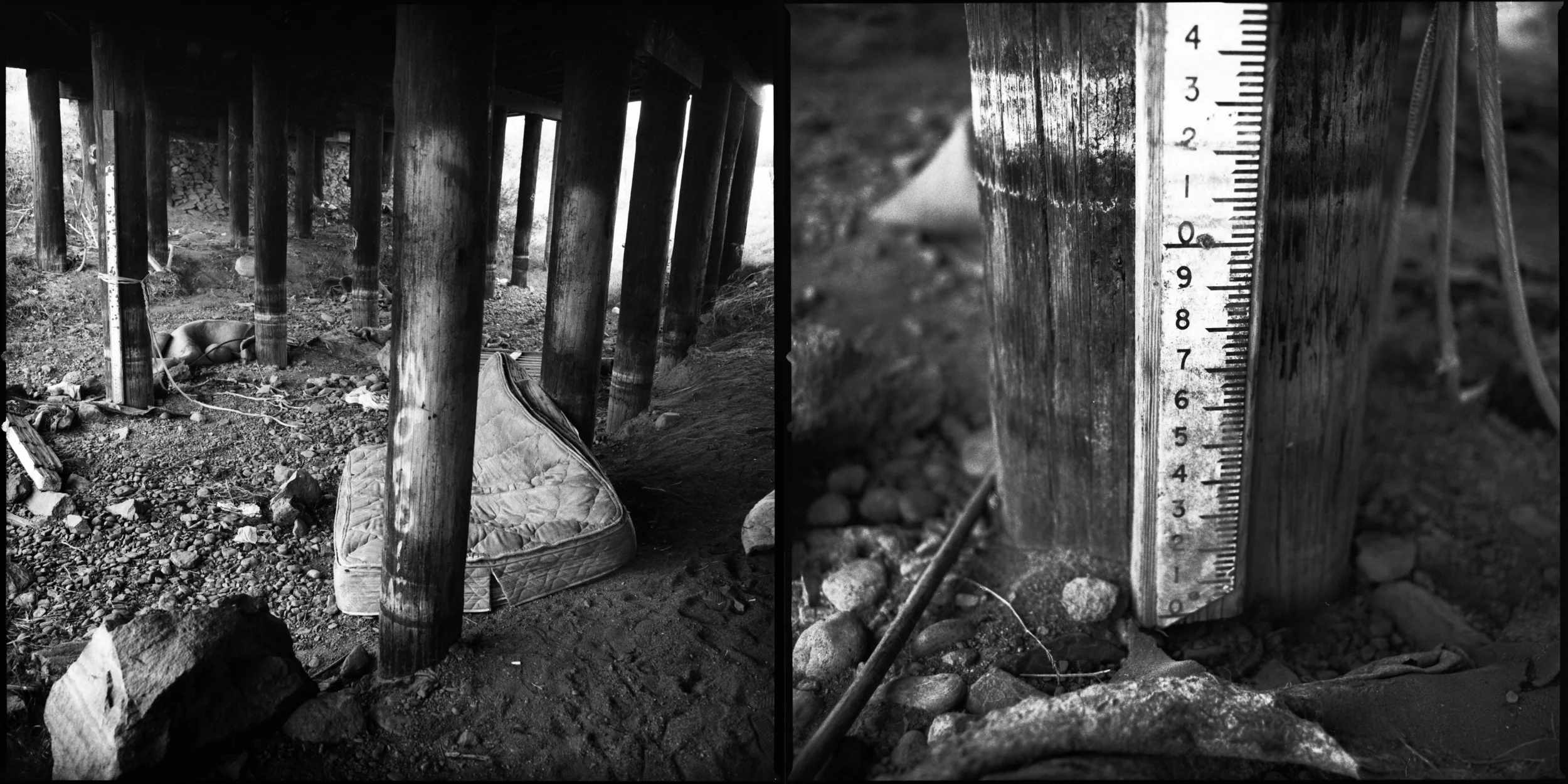  The Tule River bed where water once flowed has now turned into a garbage dump in East Porterville, California April 6, 2015 where residents haven't seen water flow in over a year. (John Lehmann/The Globe and Mail) 