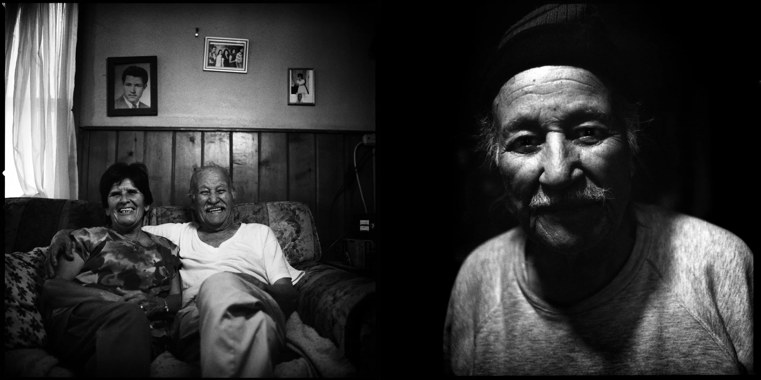  Manuel Dominguez, 86, lives in East Porterville, a rural community in California's Tulare County that is among the hardest hit by the drought. When Mr. Dominguez's well ran dry more than a year ago, his girlfriend, Gloria Acosta, filled a jug with a