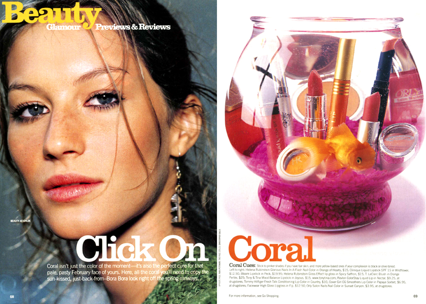 GLAMOUR MAGAZINE { Beauty }