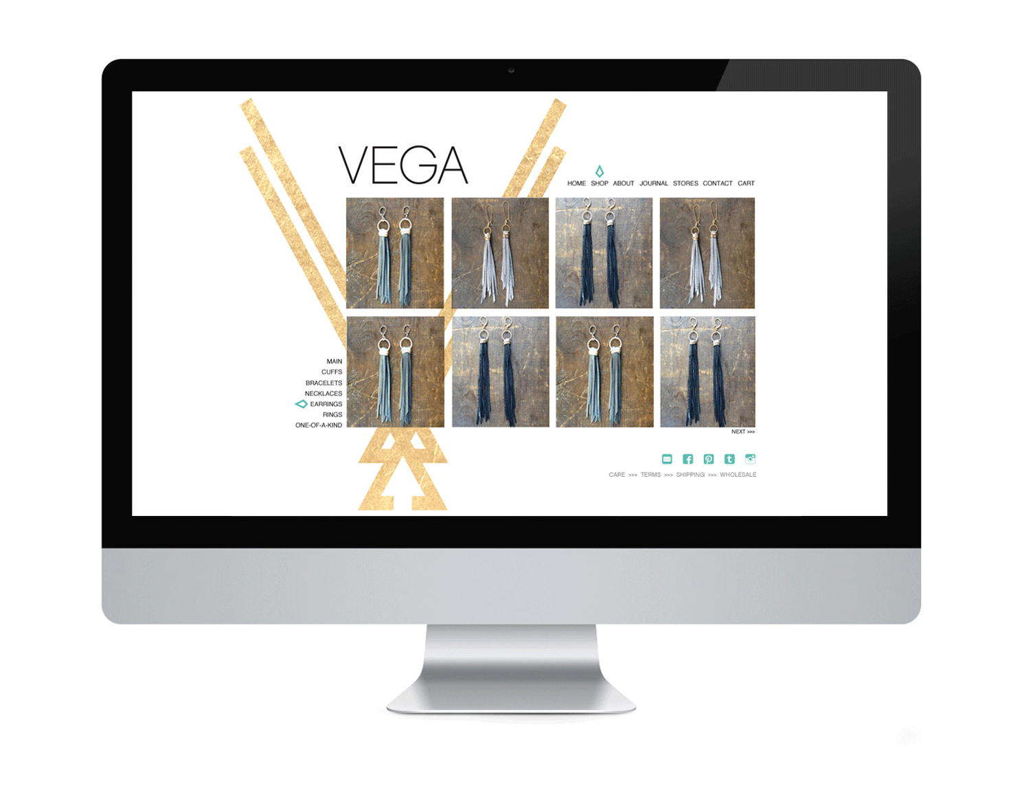 VEGA JEWELRY { Creative Direction, Design & E-Commerce } 