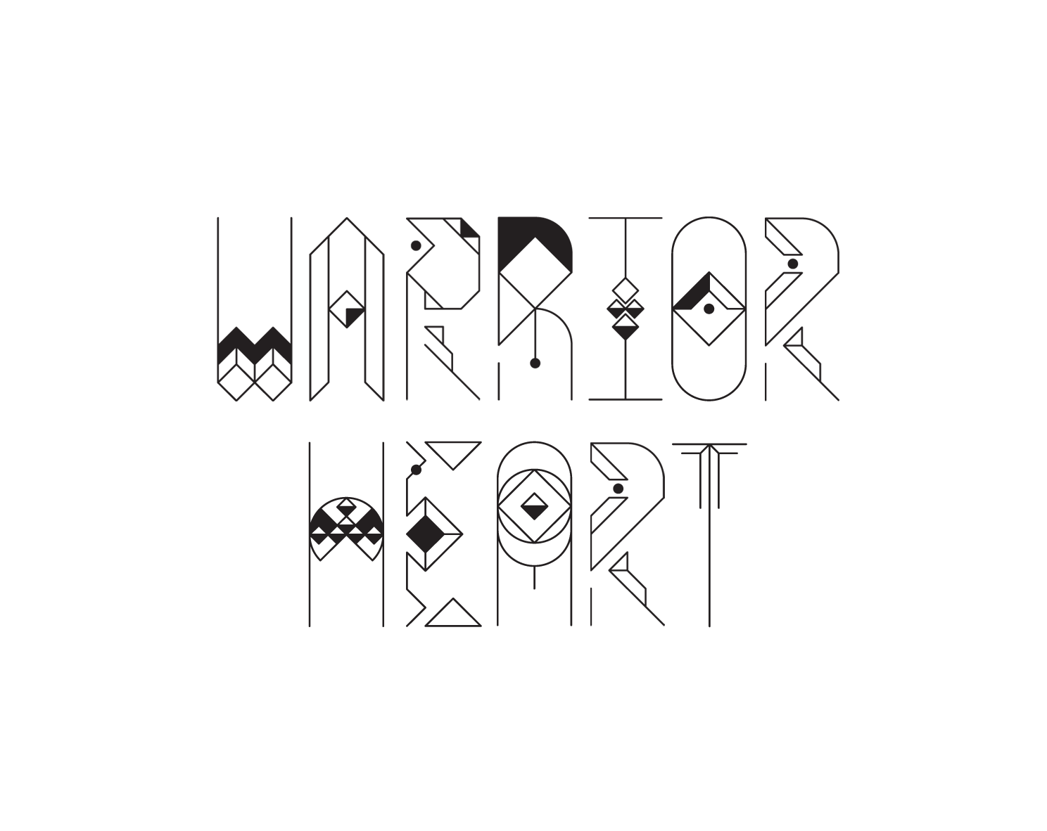 WARRIOR HEART { New Logo Design } 