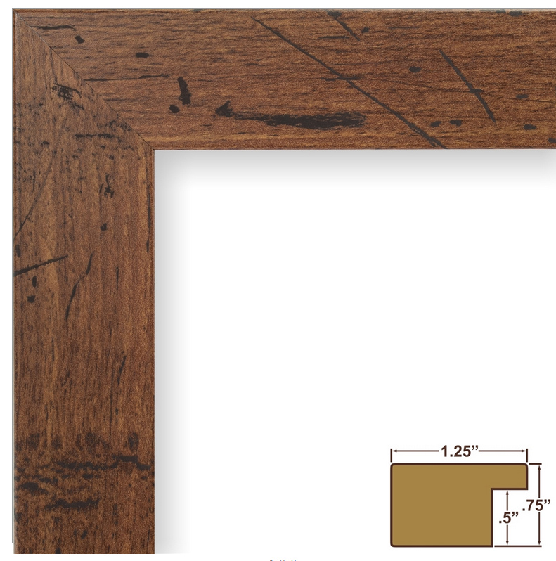 Rustic Brown Frame, Large