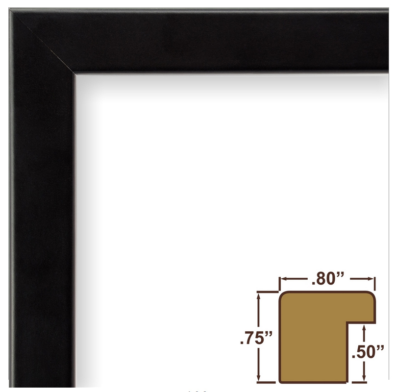 Black Satin Frame, Large