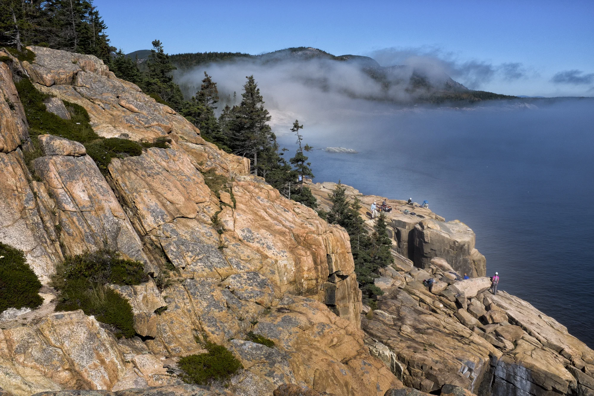 Otter Cliffs Fog, Acadia National Park, Maine