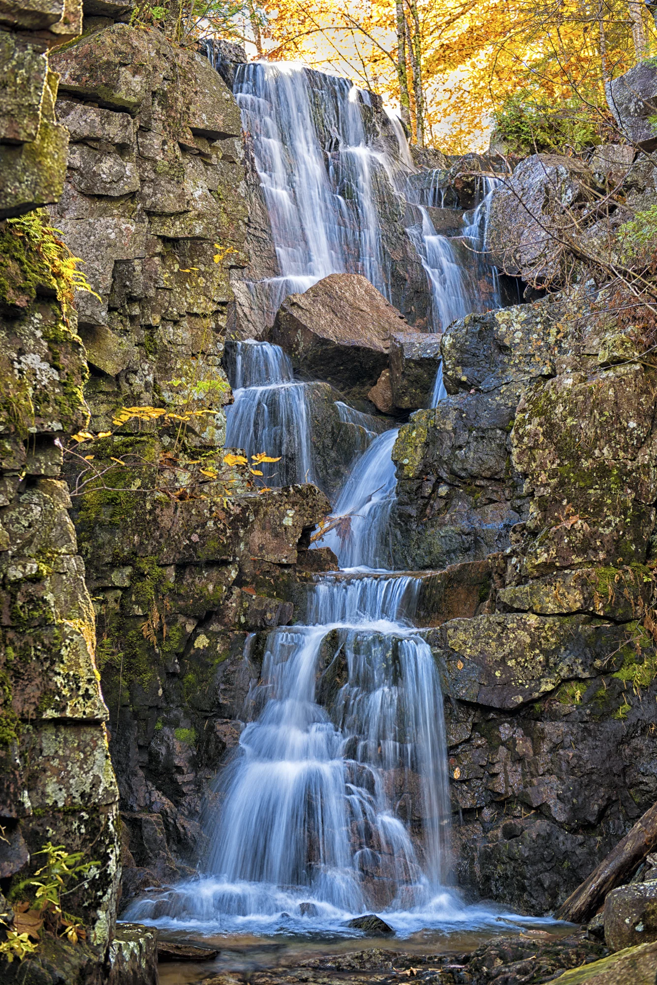 Chasm Brook Waterfalls, Acadia National Park, Maine