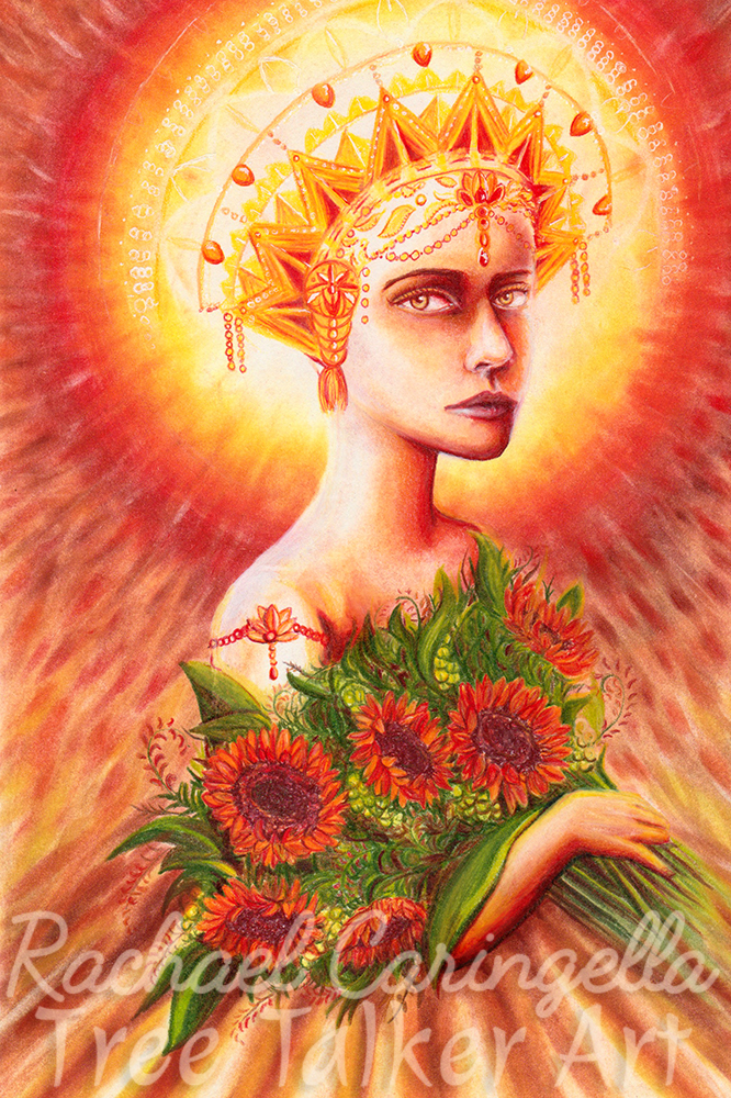 The Sun Art | Tree Talker Art | Rachael Caringella