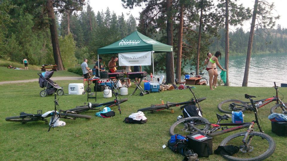 People soon started showing up, and wanting to get into the water as quick as possible!