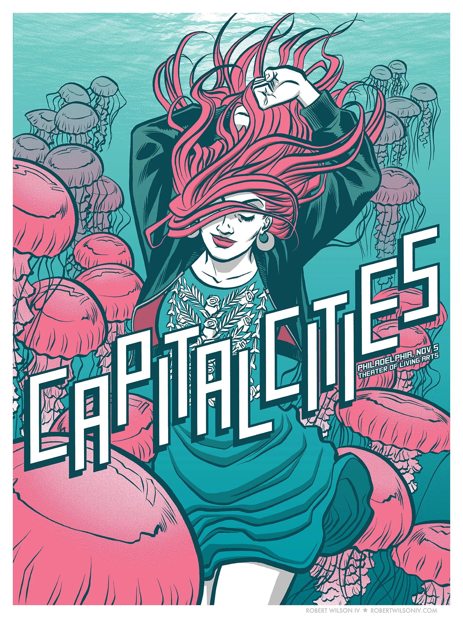 Official Capital Cities Screenprint