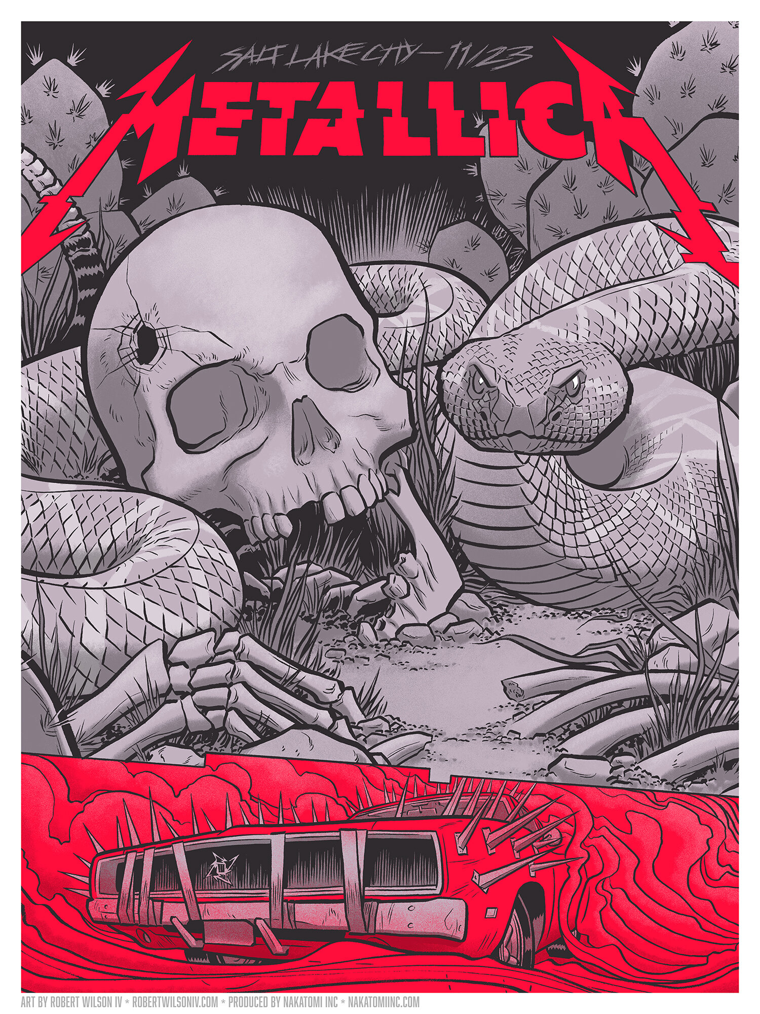 Official Metallica Screenprint